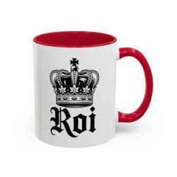 Tasse Roi avec Couronne Royale – Mug Homme Élégant Design Royal – Cadeau Masculin Chic