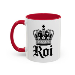Tasse Roi avec Couronne Royale – Mug Homme Élégant Design Royal – Cadeau Masculin Chic