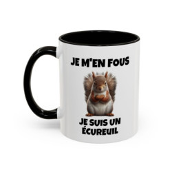 Mug Écureuil Réaliste – Tasse Animaux Nature – Design Sauvage et Élégant – Cadeau Amoureux de la Faune