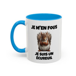 Mug Écureuil Réaliste – Tasse Animaux Nature – Design Sauvage et Élégant – Cadeau Amoureux de la Faune