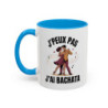 Tasse Bachata “J’peux pas j’ai Bachata” – Mug Danse Latine Noir Bleu Rouge – Cadeau Danseur Bachata 325ml