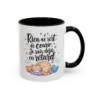 Tasse Humour Chat Paresseux – Rien ne Sert de Courir Je Suis Déjà en Retard – Mug Drôle Citation Relax
