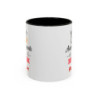 Mug Personnalisable Aide-Soignante Au Top – Tasse Prénom Noir Bleu Rouge – Cadeau Métier Santé