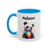Tasse Personnalisable Panda Aquarelle avec Prénom – Mug Animal Coloré – Cadeau Mignon