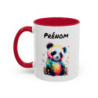 Tasse Personnalisable Panda Aquarelle avec Prénom – Mug Animal Coloré – Cadeau Mignon