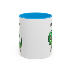 Tasse Personnalisable Crocodile Cartoon Dab – Mug Animal Drôle – Cadeau Enfant ou Adulte – Céramique 325ml