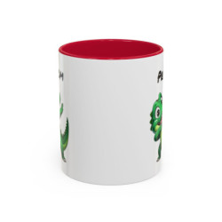 Tasse Personnalisable Crocodile Cartoon Dab – Mug Animal Drôle – Cadeau Enfant ou Adulte – Céramique 325ml