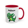 Tasse Personnalisable Crocodile Cartoon Dab – Mug Animal Drôle – Cadeau Enfant ou Adulte – Céramique 325ml