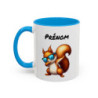 Tasse Personnalisable Écureuil Dab Cartoon – Mug Animal Drôle – Cadeau Original Enfant ou Adulte – Céramique 325ml