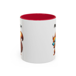 Tasse Personnalisable Écureuil Dab Cartoon – Mug Animal Drôle – Cadeau Original Enfant ou Adulte – Céramique 325ml