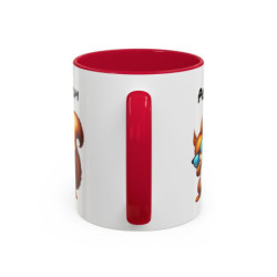 Tasse Personnalisable Écureuil Dab Cartoon – Mug Animal Drôle – Cadeau Original Enfant ou Adulte – Céramique 325ml