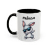 Tasse Personnalisable Lapin Dab Cartoon – Mug Animal Drôle – Cadeau Original Enfant ou Adulte