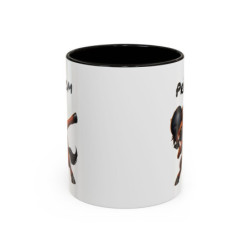 Tasse Personnalisable Cheval Dab – Mug Animal Drôle – Cadeau Original Fun – Céramique 325ml