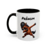 Tasse Personnalisable Cheval Dab – Mug Animal Drôle – Cadeau Original Fun – Céramique 325ml