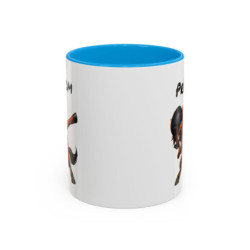 Tasse Personnalisable Cheval Dab – Mug Animal Drôle – Cadeau Original Fun – Céramique 325ml