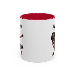 Tasse Personnalisable Cheval Dab – Mug Animal Drôle – Cadeau Original Fun – Céramique 325ml