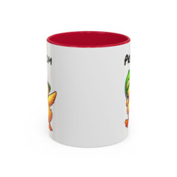 Tasse Personnalisable Canard Dab – Mug Animal Drôle – Cadeau Fun Enfant ou Adulte – Céramique 325ml