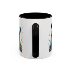 Tasse Panda Aquarelle Multicolore – Mug Animal Mignon – Cadeau Nature Artistique – Céramique 325ml