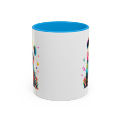 Tasse Panda Aquarelle Multicolore – Mug Animal Mignon – Cadeau Nature Artistique – Céramique 325ml