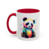Tasse Panda Aquarelle Multicolore – Mug Animal Mignon – Cadeau Nature Artistique – Céramique 325ml