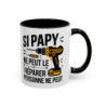 Tasse Papy Bricoleur – Si Papy ne Peut le Réparer Personne ne Peut – Mug Humour Bricolage – Céramique 325ml