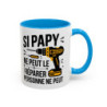 Tasse Papy Bricoleur – Si Papy ne Peut le Réparer Personne ne Peut – Mug Humour Bricolage – Céramique 325ml