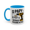 Tasse Papy Bricoleur – Si Papy ne Peut le Réparer Personne ne Peut – Mug Humour Bricolage – Céramique 325ml
