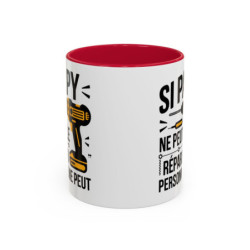 Tasse Papy Bricoleur – Si Papy ne Peut le Réparer Personne ne Peut – Mug Humour Bricolage – Céramique 325ml