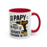 Tasse Papy Bricoleur – Si Papy ne Peut le Réparer Personne ne Peut – Mug Humour Bricolage – Céramique 325ml