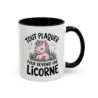 Tasse Licorne Humour – Tout Plaquer pour Devenir une Licorne – Mug Fun Fantaisie – Céramique 325ml