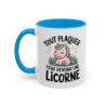 Tasse Licorne Humour – Tout Plaquer pour Devenir une Licorne – Mug Fun Fantaisie – Céramique 325ml
