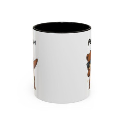 Tasse Personnalisable Ours Dab – Mug Animal Drôle – Cadeau Fun Enfant ou Adulte – Céramique 325ml