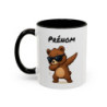 Tasse Personnalisable Ours Dab – Mug Animal Drôle – Cadeau Fun Enfant ou Adulte – Céramique 325ml