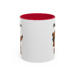 Tasse Personnalisable Ours Dab – Mug Animal Drôle – Cadeau Fun Enfant ou Adulte – Céramique 325ml
