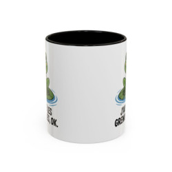 Tasse Grenouille Humour – J’adore les Grenouilles, Ok. – Mug Animal Drôle – Céramique 325ml
