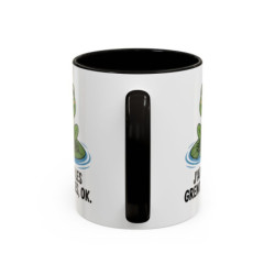 Tasse Grenouille Humour – J’adore les Grenouilles, Ok. – Mug Animal Drôle – Céramique 325ml