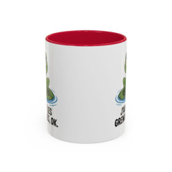 Tasse Grenouille Humour – J’adore les Grenouilles, Ok. – Mug Animal Drôle – Céramique 325ml