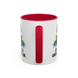 Tasse Grenouille Humour – J’adore les Grenouilles, Ok. – Mug Animal Drôle – Céramique 325ml