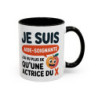 Tasse Aide-Soignante Humour – J’ai vu plus de qu’une actrice du X – Mug Métier Soignant Drôle – Céramique 325ml