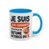 Tasse Aide-Soignante Humour – J’ai vu plus de qu’une actrice du X – Mug Métier Soignant Drôle – Céramique 325ml
