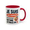 Tasse Aide-Soignante Humour – J’ai vu plus de qu’une actrice du X – Mug Métier Soignant Drôle – Céramique 325ml