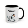 Tasse Cygne Pet  Humoristique – Mug Animal Drôle – Cadeau Original Personnalisable – Céramique 325ml