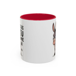 Tasse Âne Humoristique – Mug Animal Têtu Drôle – Cadeau Original Humour – Céramique 325ml