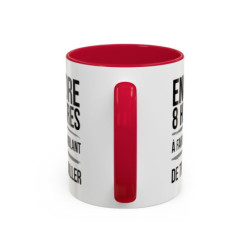 Tasse Humour Travail – Mug Drôle Bureau « Encore 8 Heures à Faire Semblant de Travailler » – Cadeau Original – Céramique 325ml