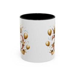 Tasse Joyeux 70e Anniversaire – Mug Anniversaire 70 Ans Élégant – Cadeau Original Anniversaire – Céramique 325ml