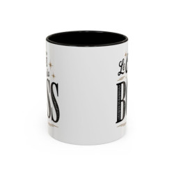 Tasse Le Café de la Boss – Mug Humour Bureau Femme – Cadeau Original Collègue – Céramique 325ml