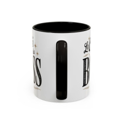 Tasse Le Café de la Boss – Mug Humour Bureau Femme – Cadeau Original Collègue – Céramique 325ml