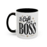 Tasse Le Café de la Boss – Mug Humour Bureau Femme – Cadeau Original Collègue – Céramique 325ml