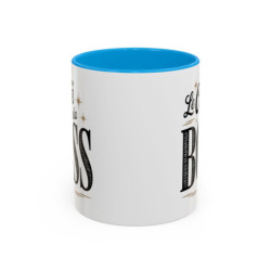 Tasse Le Café de la Boss – Mug Humour Bureau Femme – Cadeau Original Collègue – Céramique 325ml