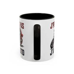Tasse J’peux Pas J’ai Moto – Mug Motard Humour – Cadeau Passion Moto – Céramique 325ml